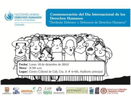 D�a Internacional de los Derechos Humanos: tu voz, mi derecho, mi voz cuenta