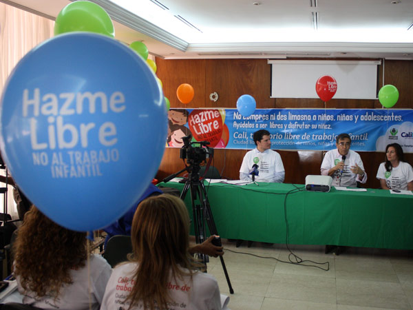 Cali se une a la campa�a para erradicar el trabajo infantil