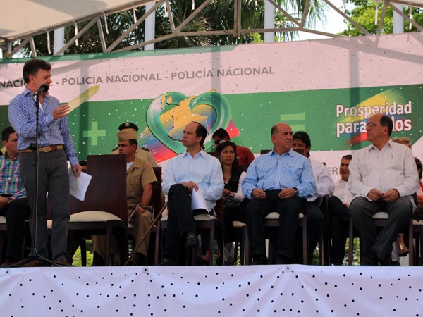 El Jefe de Estado resalt� esfuerzos, como la reducci�n de homicidios durante la Feria