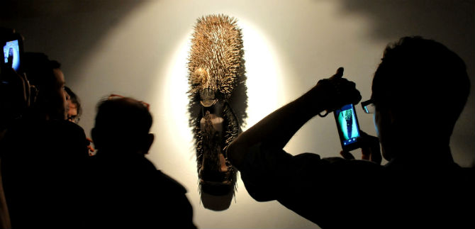 Obra de Pablo Van Wong, presente en el Centro Cultural de Cali