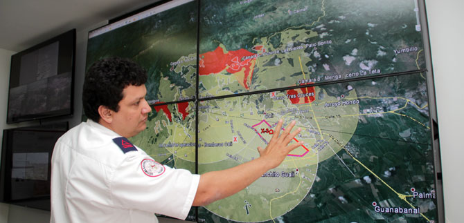 Cali: pionera en uso de c�maras t�rmicas detectoras de incendios