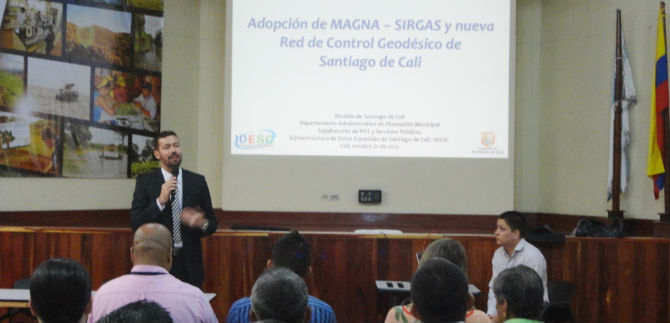 Lanzan nueva Red de Control Geod�sico de Santiago de Cali