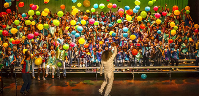 800 ni�os en Cali en concierto, Cantos del agua, este lunes 2 de noviembre