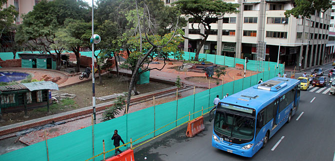 Dagma suspende traslado de sam�n de la Plazoleta del Correo