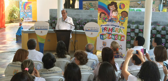 Alcalde Guerrero entrega otros dos Nidos para la Primera Infancia