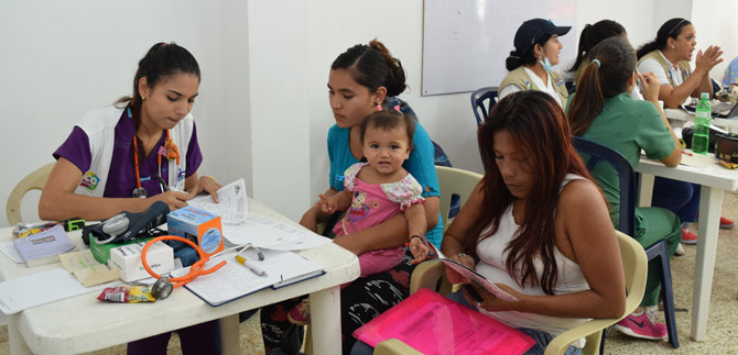 Servicios de Justicia llegaron a lo m�s alto de la Comuna 18