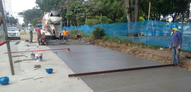 729 metros de v�as renovadas en el suroriente de Cali