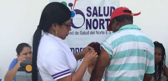 M�s de 200 recicladores y carretilleros de Alfonso L�pez fueron atendidos en la feria de servicios