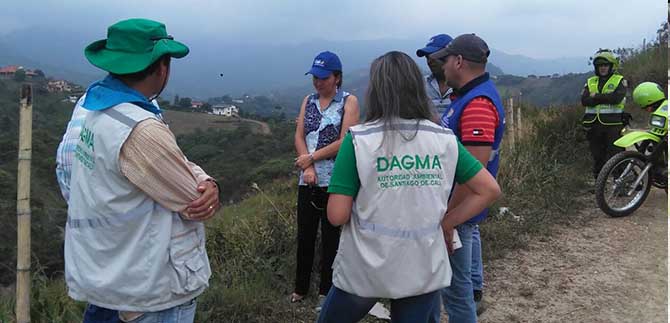 Dagma realiza operativo de vigilancia en la Reserva Municipal del R�o Mel�ndez