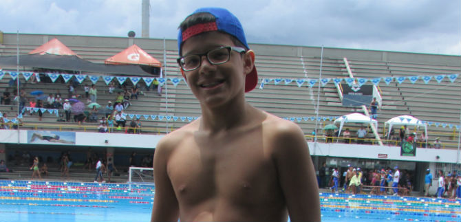 Juan David Moreno, el tibur�n que se asoma en los Juegos Municipales