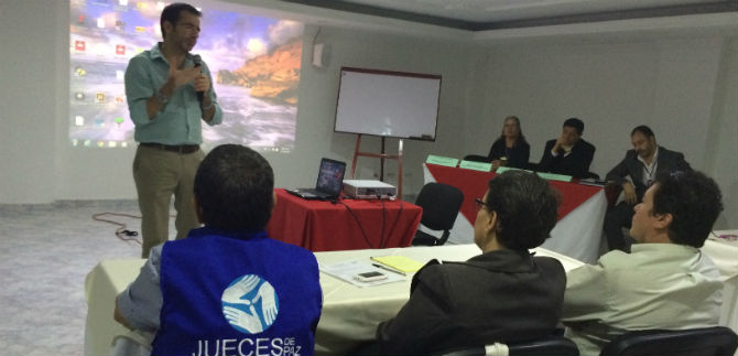Jueces de paz se preparan de cara al posconflicto: Asesor de Paz