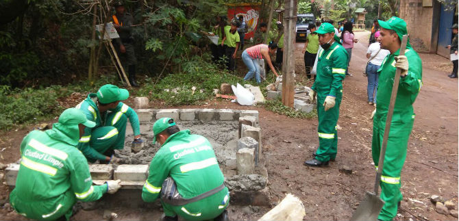 R�o Ca�averalejo coge nuevo aire en la vereda Los Mangos, en Los Andes