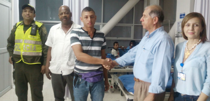 Usuario se arrepiente por agresi�n a personal del servicio de urgencias de Silo�