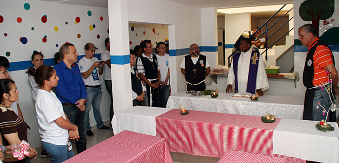 La Alcald�a y la Arquidi�cesis de Cali  inauguraron comedor infantil en Mojica