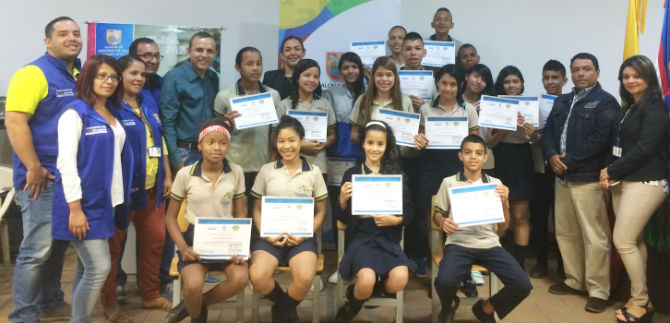 400 facilitadores de paz riegan semillas en j�venes de Cali