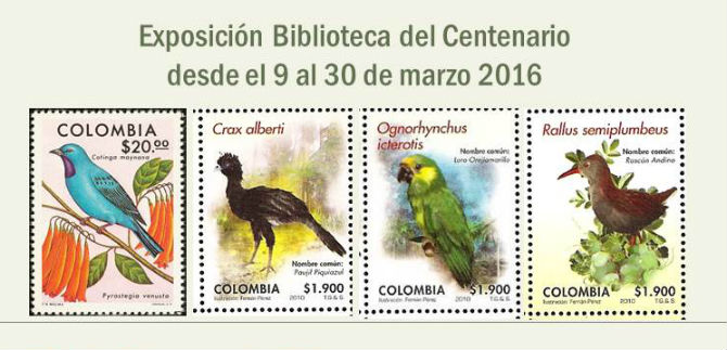 Exposici�n filat�lica en la Biblioteca del Centenario