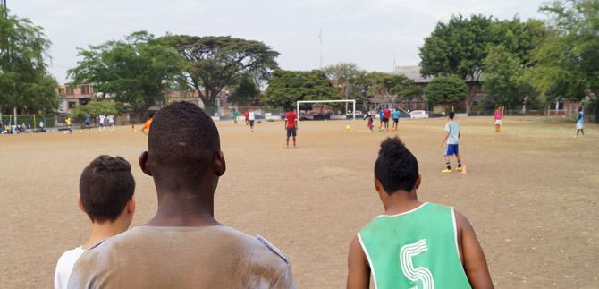 Seguimiento a obras de escenarios deportivos de la comuna 6