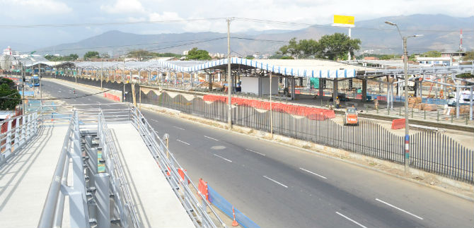 La terminal de cabecera Paso del Comercio tiene un avance del 82%