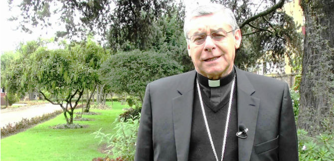 Rueda de prensa con el obispo Fabio Suesc�n