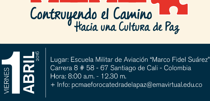 C�mo  construir paz en los territorios vulnerables por fuera de la academia; ponencia de la Asesor�a de Paz, �ste viernes