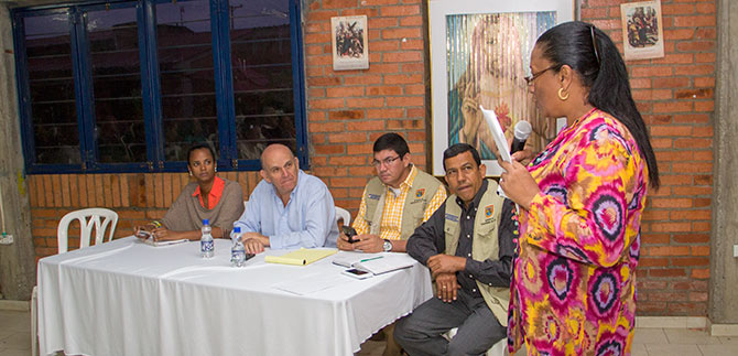 En el corregimiento El Hormiguero el progreso llega con inversi�n social