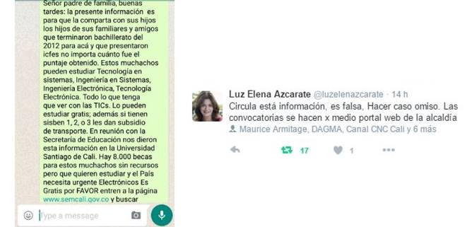 Solo son oficiales las convocatorias publicadas en la p�gina de la Alcald�a: Luz Elena Azc�rate
