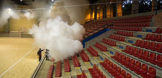 Escenarios de F�tsal est�n libres de zancudo