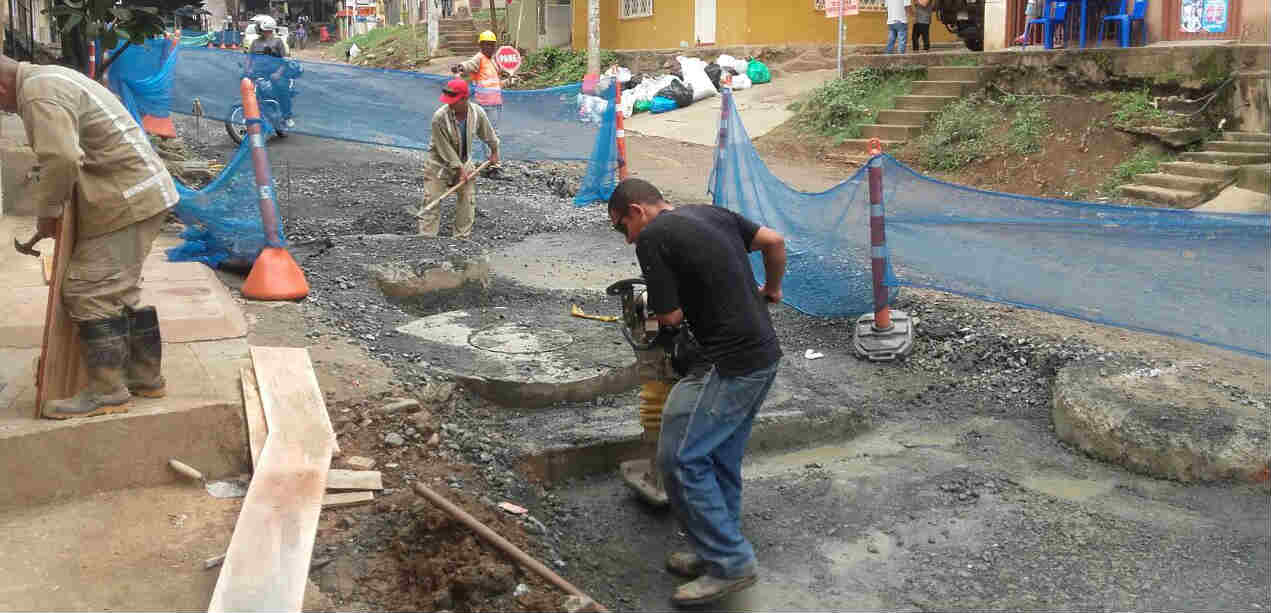 V�a la Sirena para el MIO cuenta con un avance del 75%