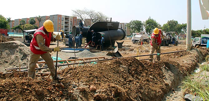 Algunos barrios aledaos a obra tendrn suspensin del agua en las primeras seis horas