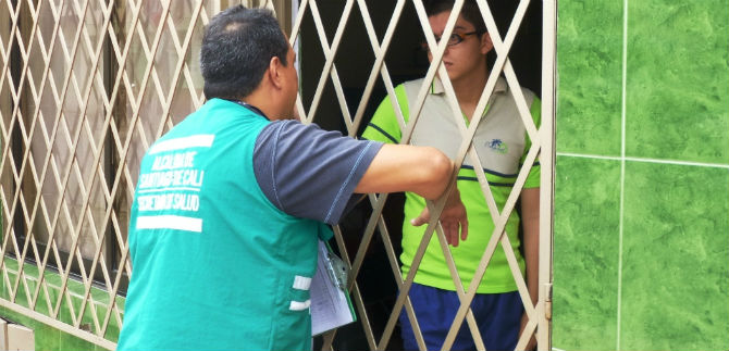 Jornada de prevencin contra el  dengue en la Comuna 10, este mircoles