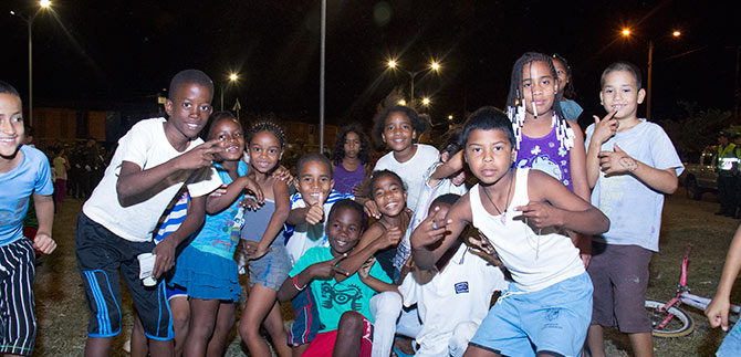 Nueva iluminacin de zonas verdes ha mejorado la calidad de vida en Potrero Grande