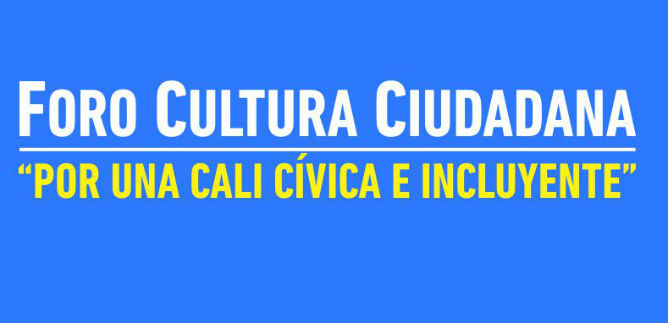 Cali tendr foro de cultura ciudadana, este 5 de mayo