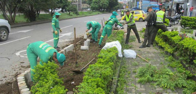 Recuperada zona verde de La Nave