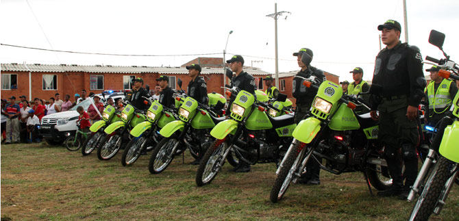 Secretaria de Gobierno y Mininterior reforzaron con vehculos seguridad en Llano Verde