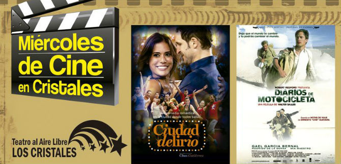 Cine de aventura, deporte y salsa en Los Cristales, en junio