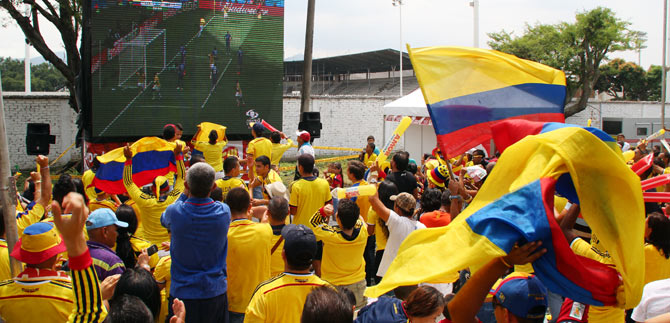 Medidas para garantizar la seguridad por el partido de Colombia, este jueves