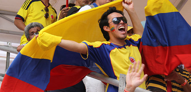 Cale�os a apoyar la selecci�n Colombia en casa y disfrutar con la familia y amigos