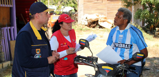 617 hogares de Navarro fueron notificados de su reubicaci�n