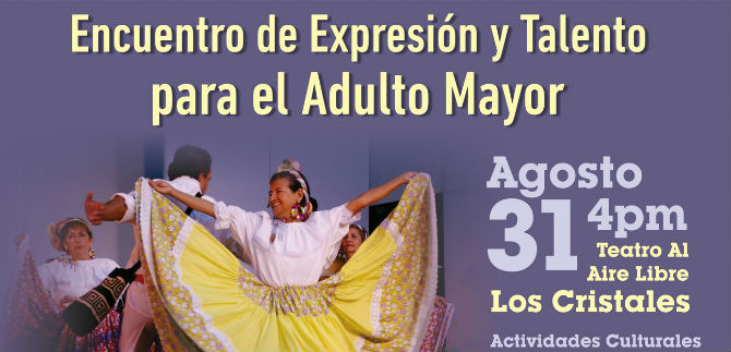 Concierto gratuito en homenaje al adulto mayor, este domingo en Los Cristales