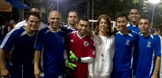 Saliente secretaria de Deporte destaca torneo de f�tbol cinco para periodistas