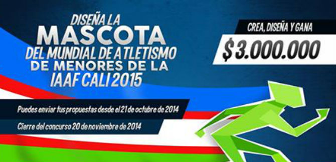 Abierto concurso para el diseo de la mascota del Mundial de Atletismo de Menores