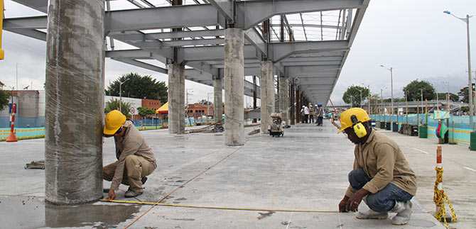 Obra de terminal Calipso Julio Rinc�n va en 66 %