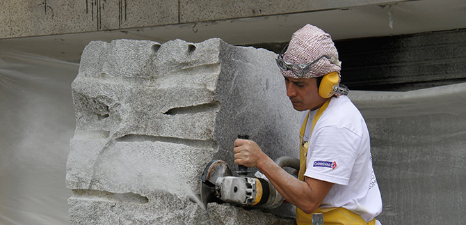 Ensamble, una escultura que se instalar en Cali en  II Bienal de Muralismo