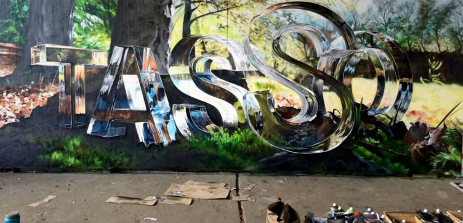Artista alem�n dona otra obra de muralismo a Cali