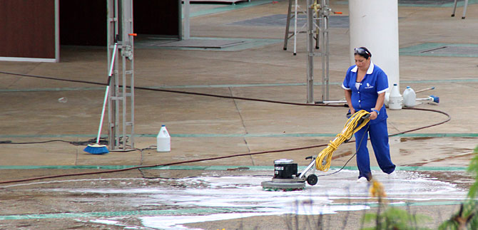 Obras de Bienal Internacional de Muralismo se despiden de la Plazoleta Jairo Varela