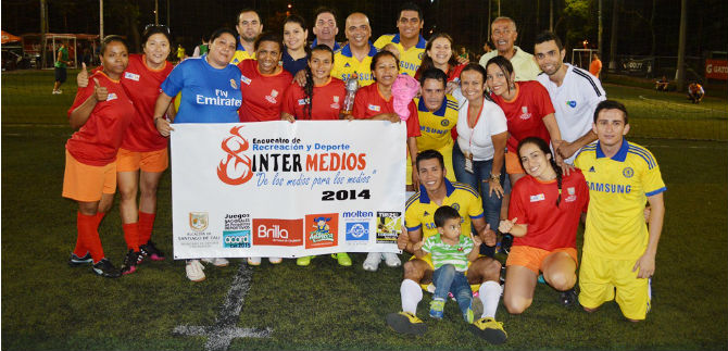 Secretar�a de Deportes se coron� campe�n de f�tbol  del torneo Intermedios