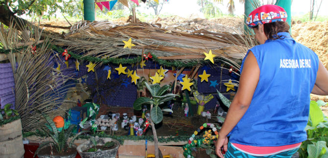 Asesora de Paz visit otros cuatro pesebres finalistas en concurso