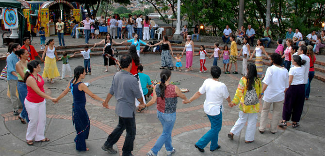 Abierta exposicin permanente en el Parque de la Loma de la Cruz