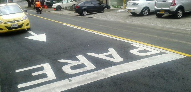 Demarcacin vial tambin har parte del Plan Bacheo