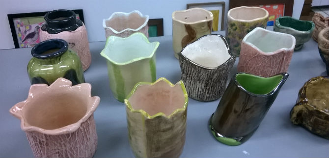 Jvenes con discapacidad exponen sus obras en el Centro Cultural de Cali